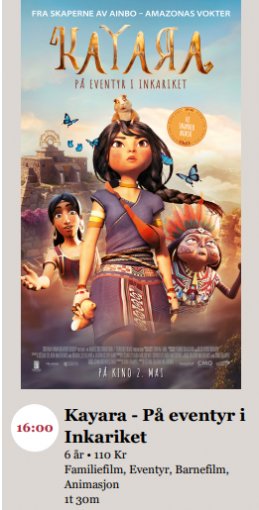 KINO: Kayara